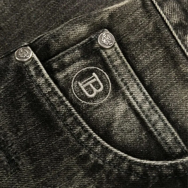 BALMAIN Jeans Men Black-6