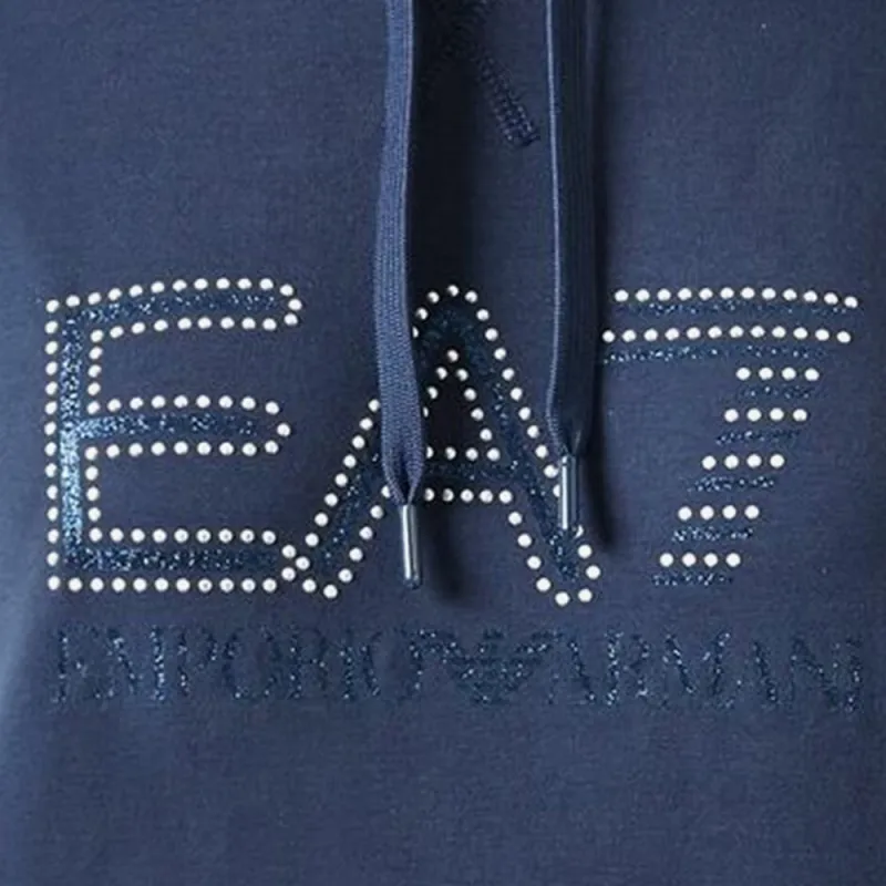 EMPORIO ARMANI EA7 Sweatshirts Women's Blue-5