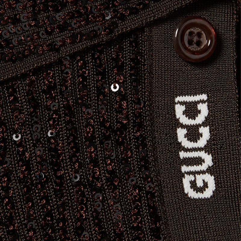 GUCCI FW24 Polo Shirt Men's Brown-5