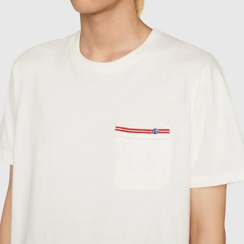 GUCCI T Shirts Men Ecru-4