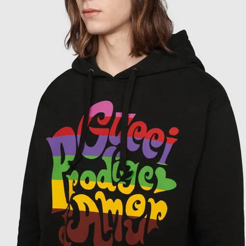 GUCCI Sweatshirts Men Black-4