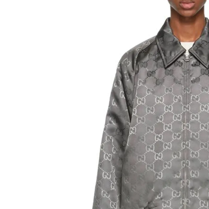 GUCCI Jackets Men Gray-4