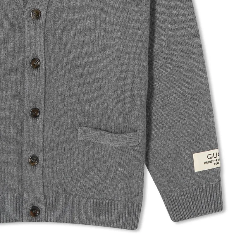 GUCCI Sweaters Men Gray-4
