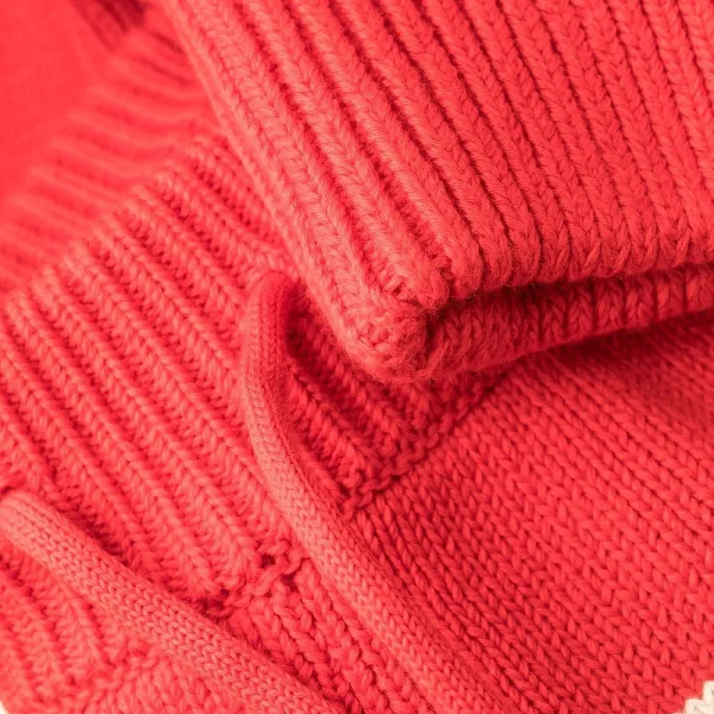 GUCCI Knitted Sweatpants Men Red-6