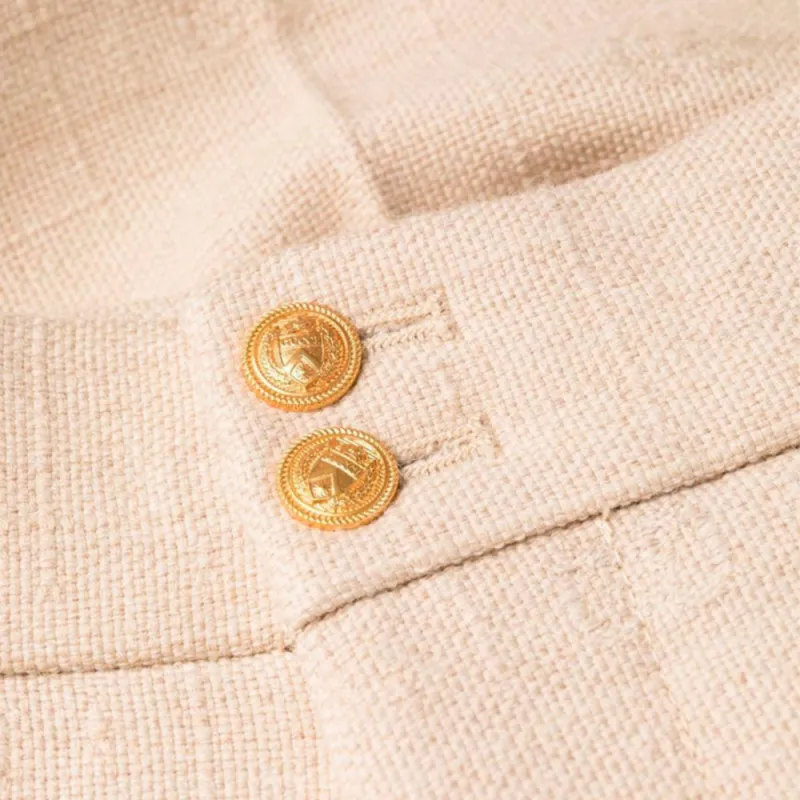 GUCCI Casual Pants Women's Beige-4