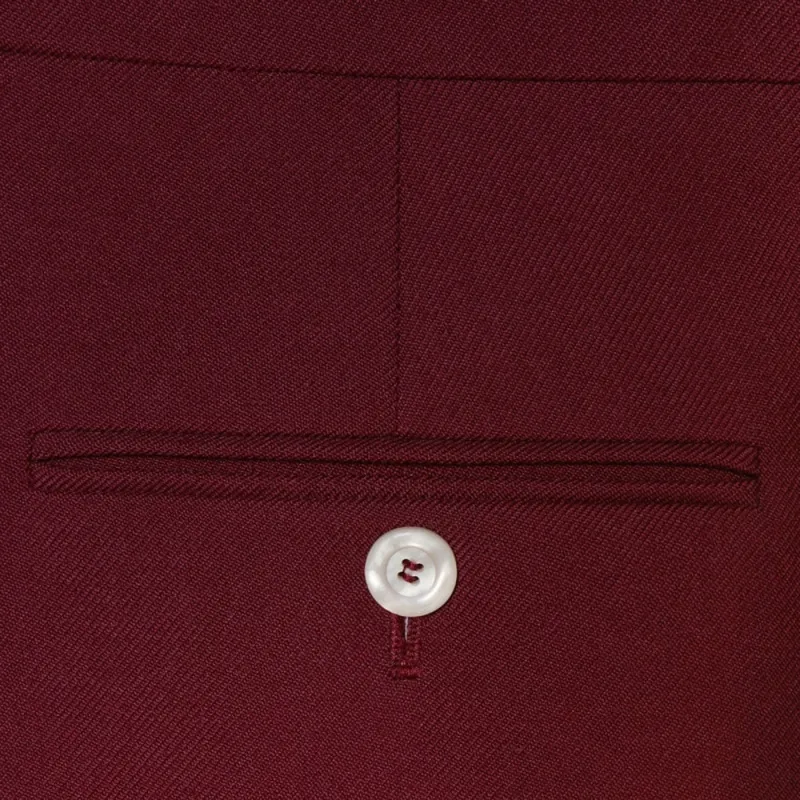 GUCCI 2015 Re-Edition Princetown FW21 Casual Pants Women's Deep Red-4