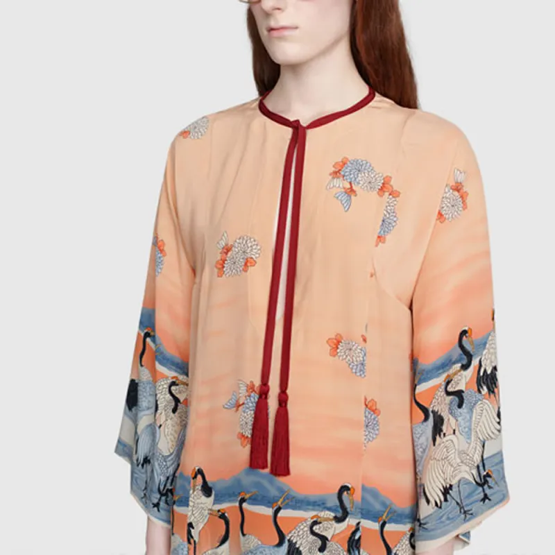 GUCCI Long-Sleeved Dresses Women's Pink-1