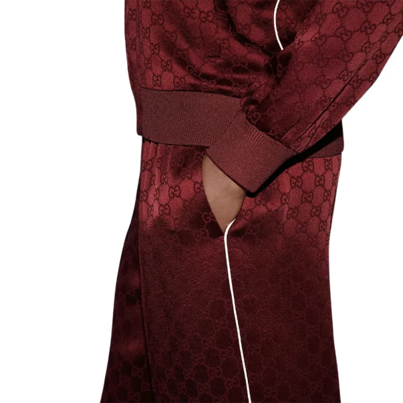 GUCCI Jacquard Track Pants 'Red'-5