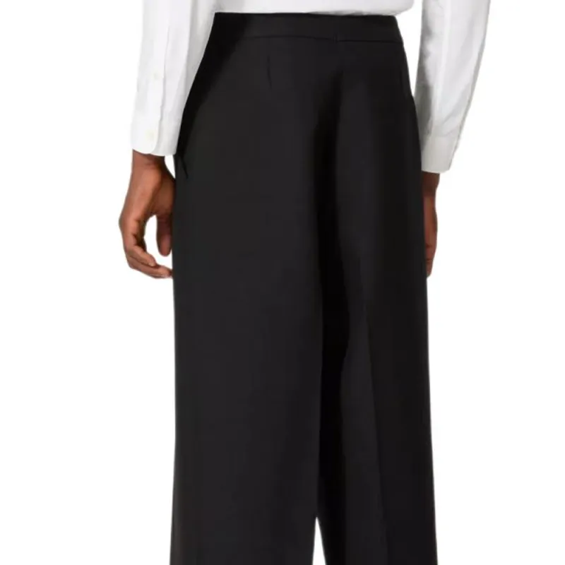 Valentino Pleat Detailed Cropped Pants-5