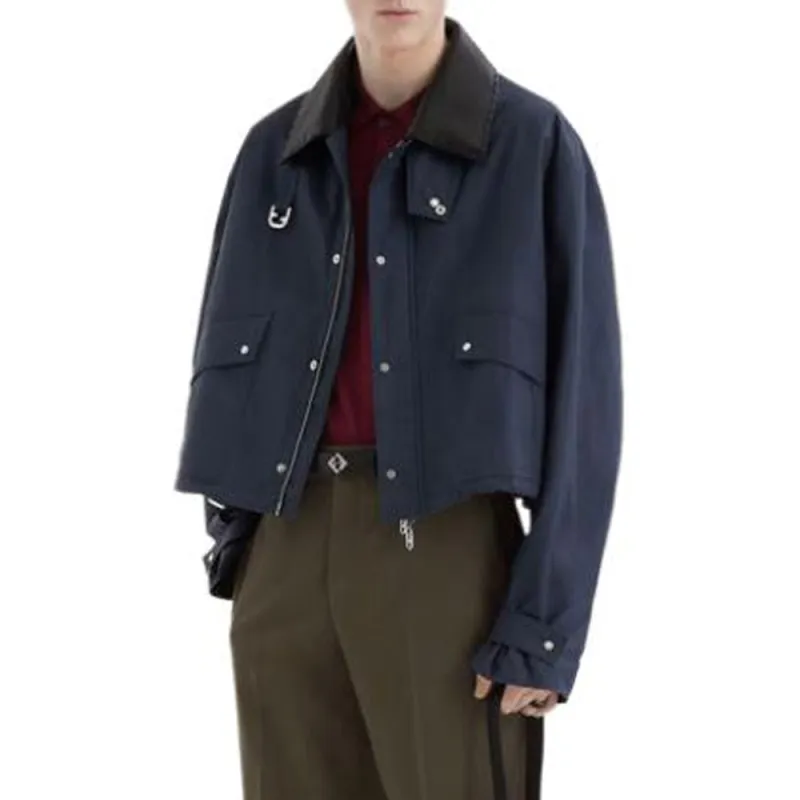 FENDI Ff Ring Waxed Jacket-3