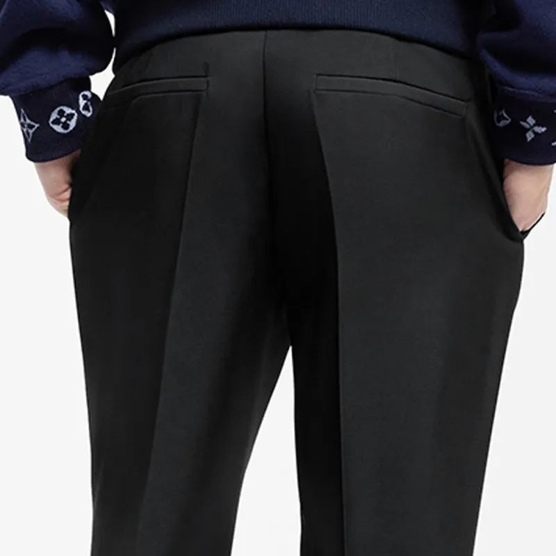 LOUIS VUITTON Tailored Wool Carpenter Pants-5