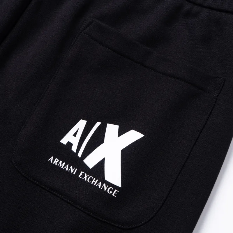 ARMANI EXCHANGEAE SS23 Knitted Sweatpants Men's Black-9