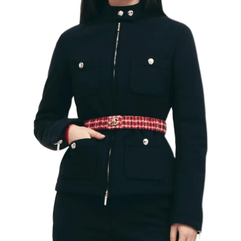 CHANEL NEIGE Ski Series 24 Fall And Winter Jackets Coats Women's Marine Blue-1