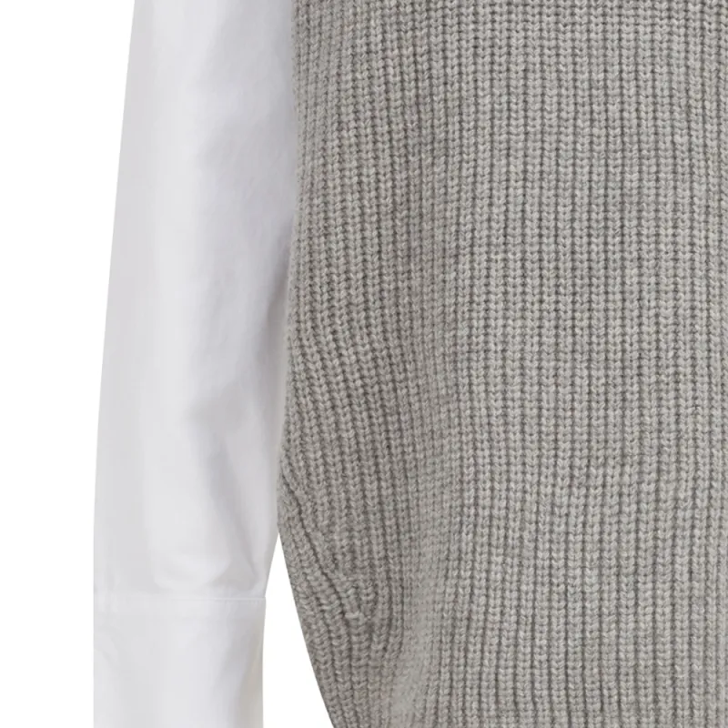HUGO BOSS Cashmere Sweaters Women's Gray-3