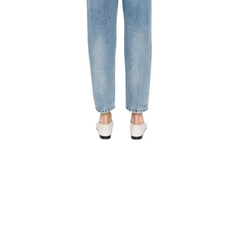 Brunello Cucinelli Logo Patch Straight Leg Jeans-4