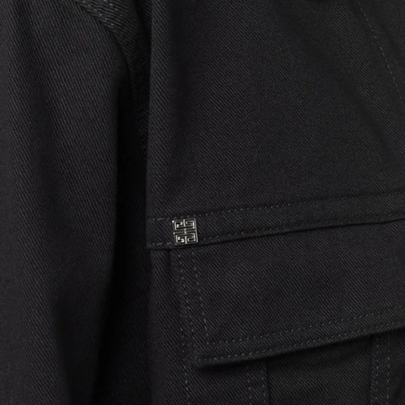 Givenchy Denim Jackets Women's Black-2