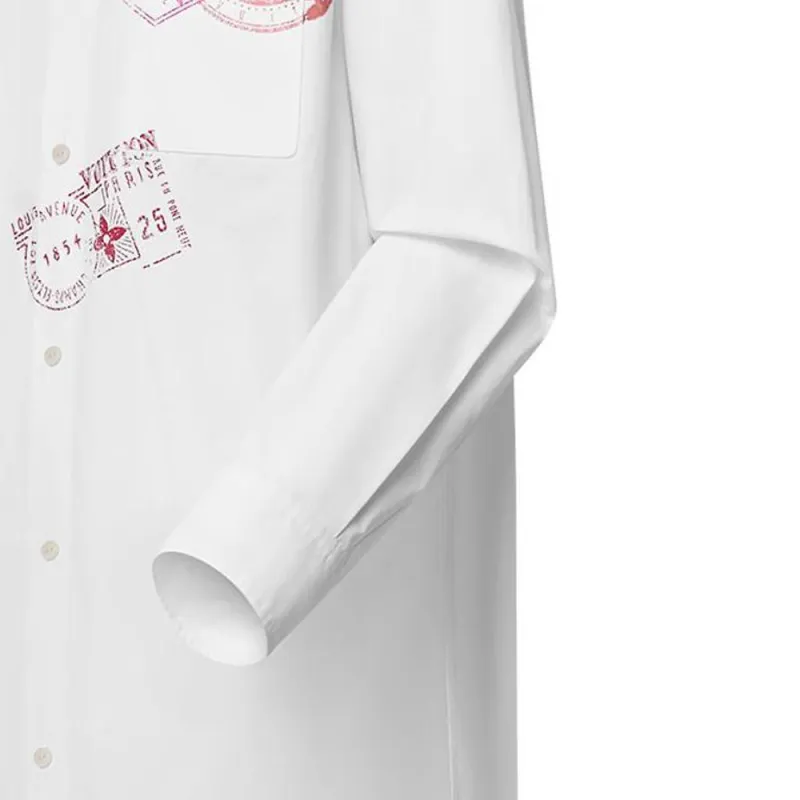 LOUIS VUITTON Travel Stamp Long Shirt-5