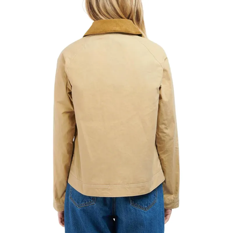 BARBOUR Logo Embroidered Zipped Jacket-2