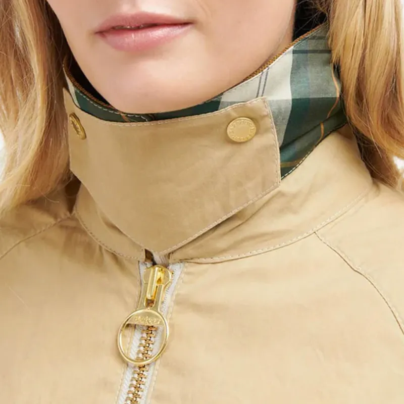 BARBOUR Logo Embroidered Zipped Jacket-3