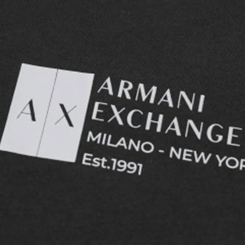 ARMANI EXCHANGE T Shirts Men Black-6