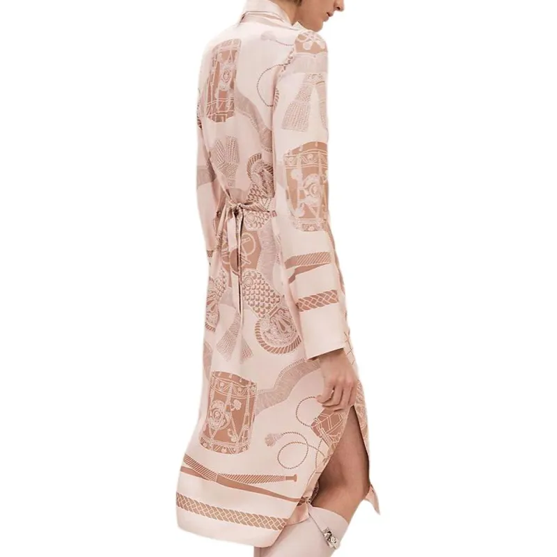 HERMES Long-Sleeved Dresses Women's Multicolor-1