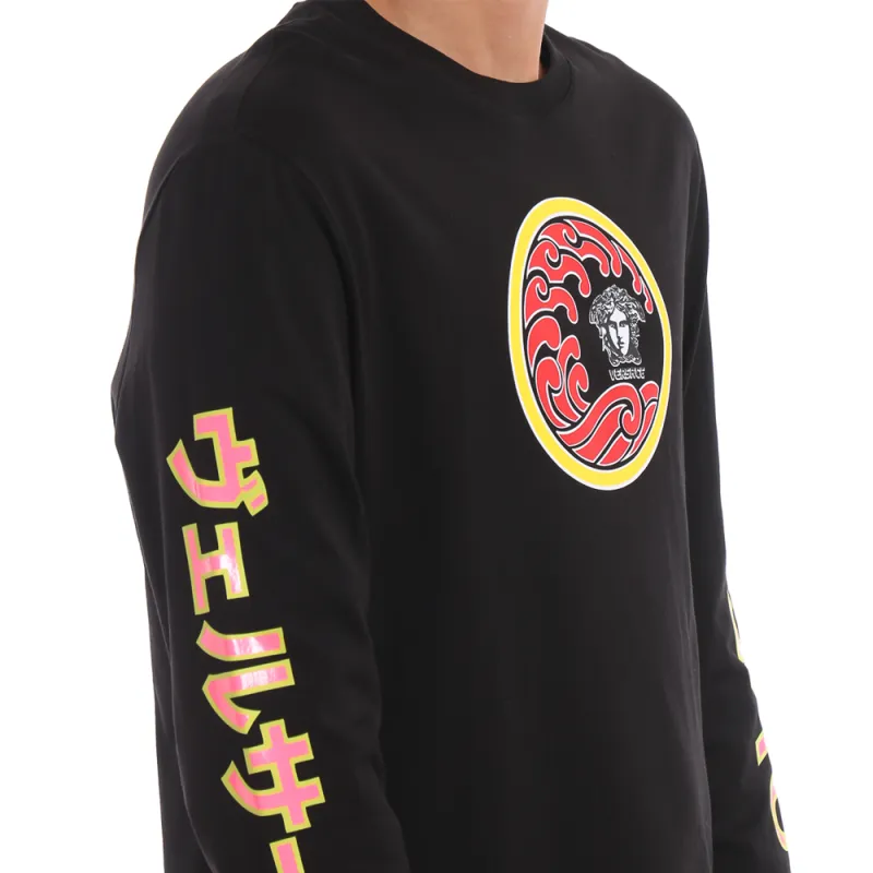 VERSACE COLLECTION T-Shirts Men Black-4