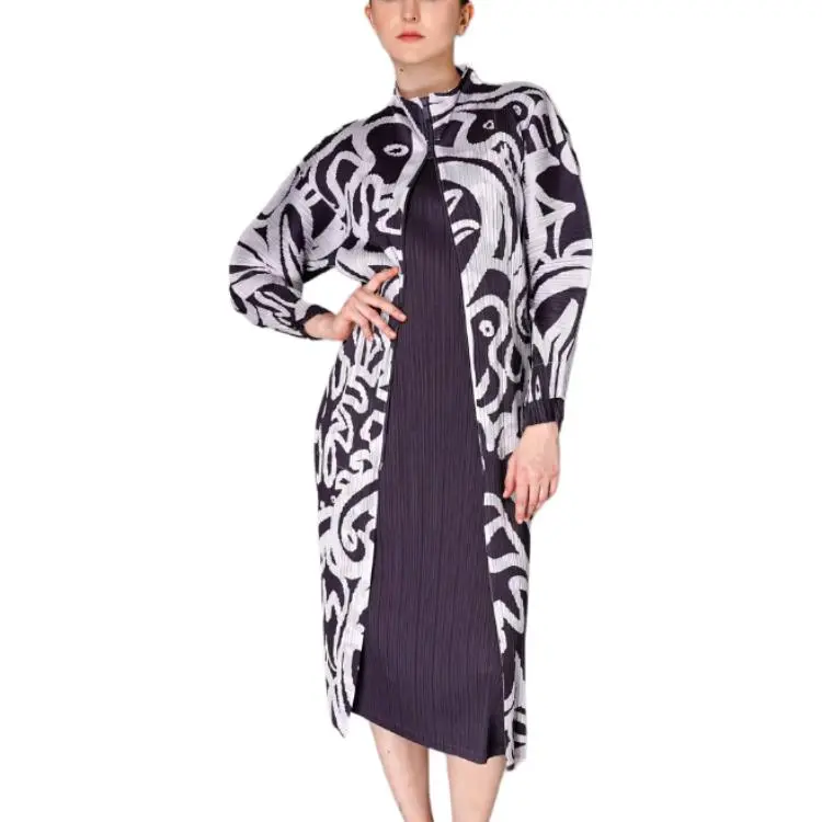 PLEATS PLEASE ISSEY MIYAKE Coats Women's Purple-1