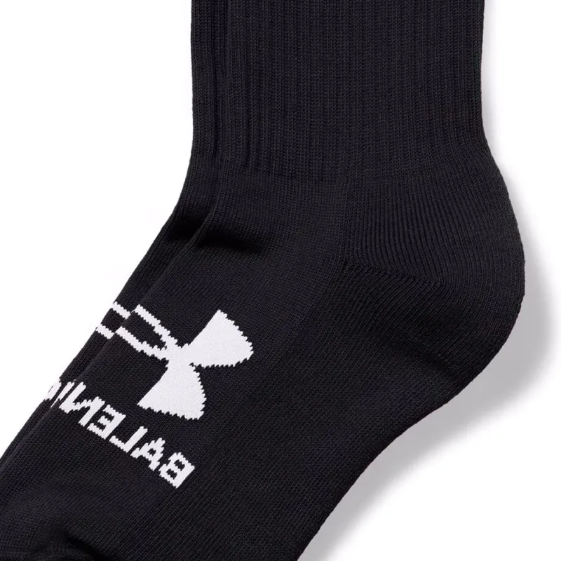 Balenciaga X Under Armour Tennis Socks Black/White-3