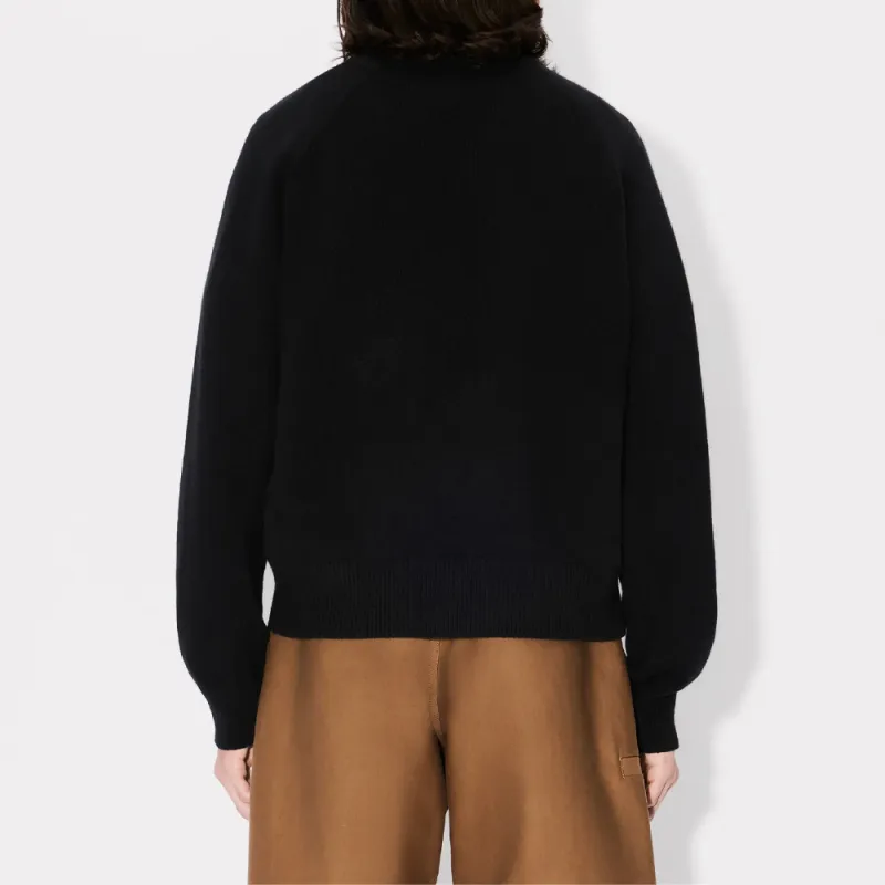 KENZO Turtleneck Boke Flower Embroidered Knitted Jumper-2