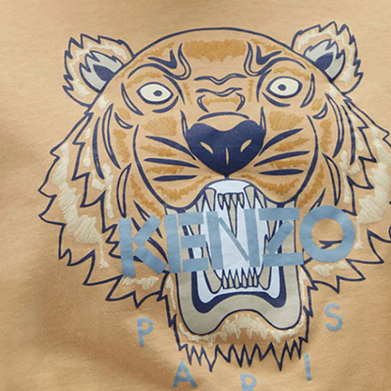 KENZO T-Shirts Women's Beige Yellow-4