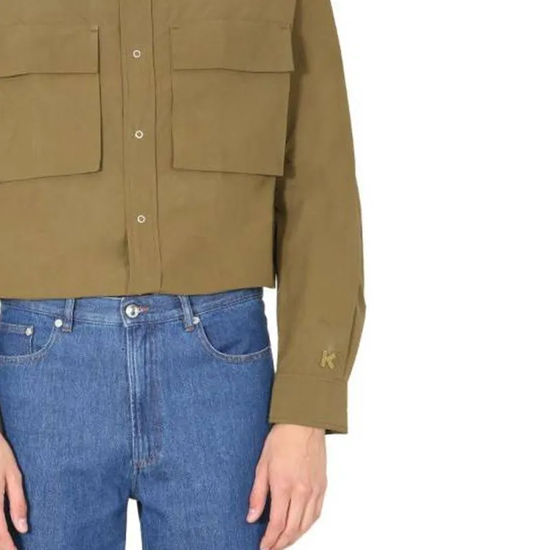 KENZO Oversized Casual Shirt-4