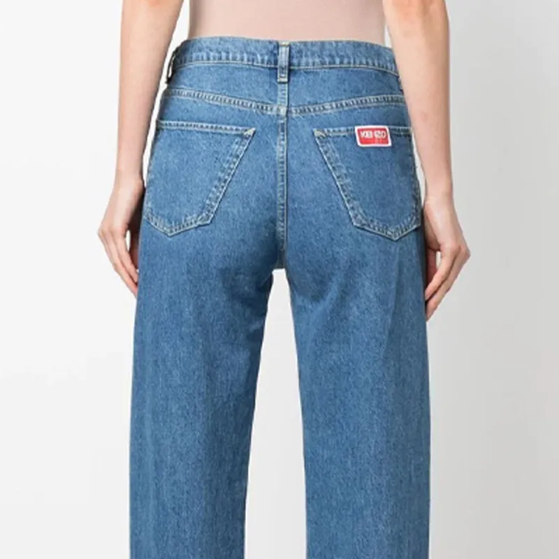 KENZO Jeans Women's Blue-4