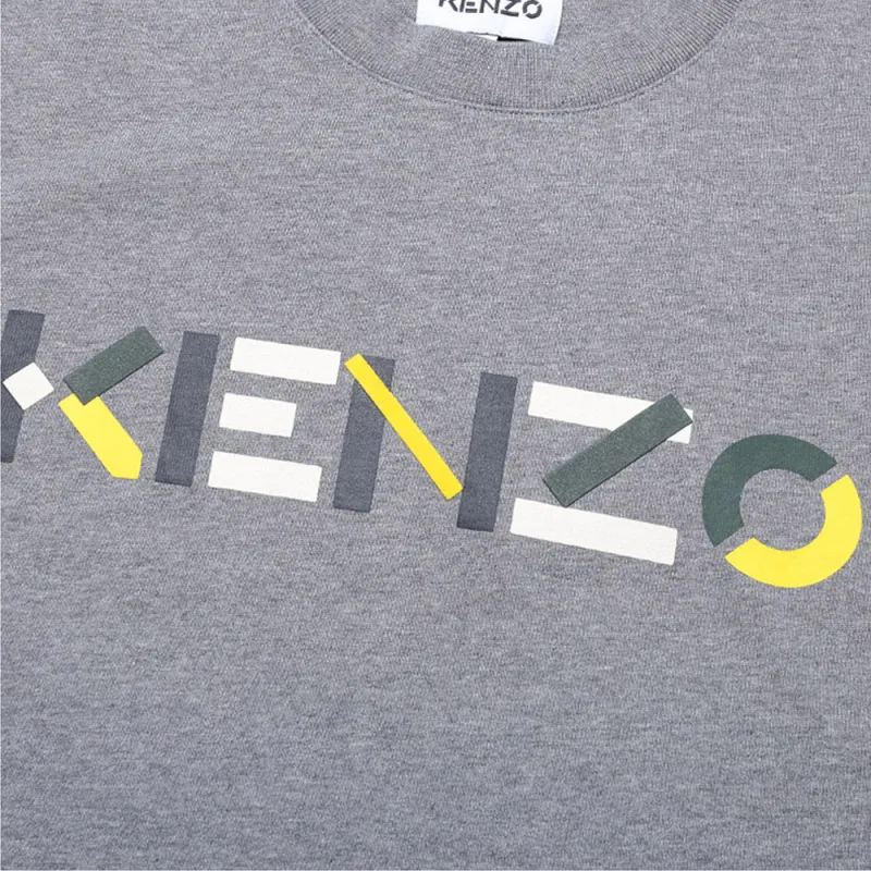 KENZO T Shirts Men Dove Gray-4