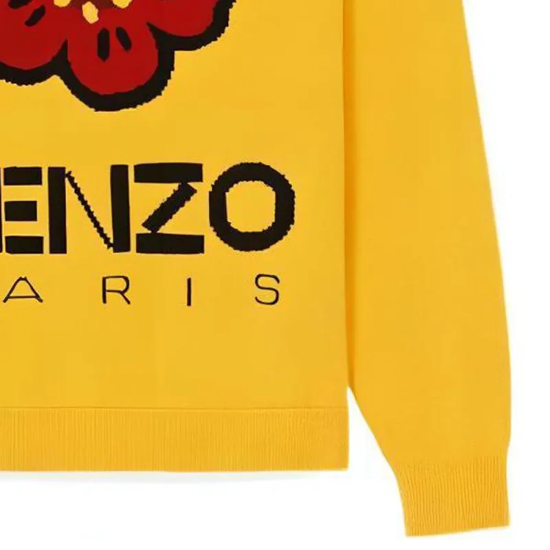 KENZO Boke Flower Series SS23 Sweater Men's Yellow-4