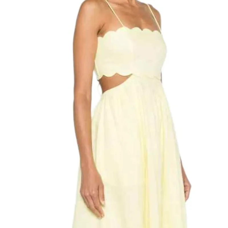 Zimmermann Halliday Linen Midi Dress-5