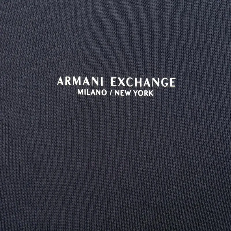 ARMANI EXCHANGE Logo Print Zipped Hoodie-5