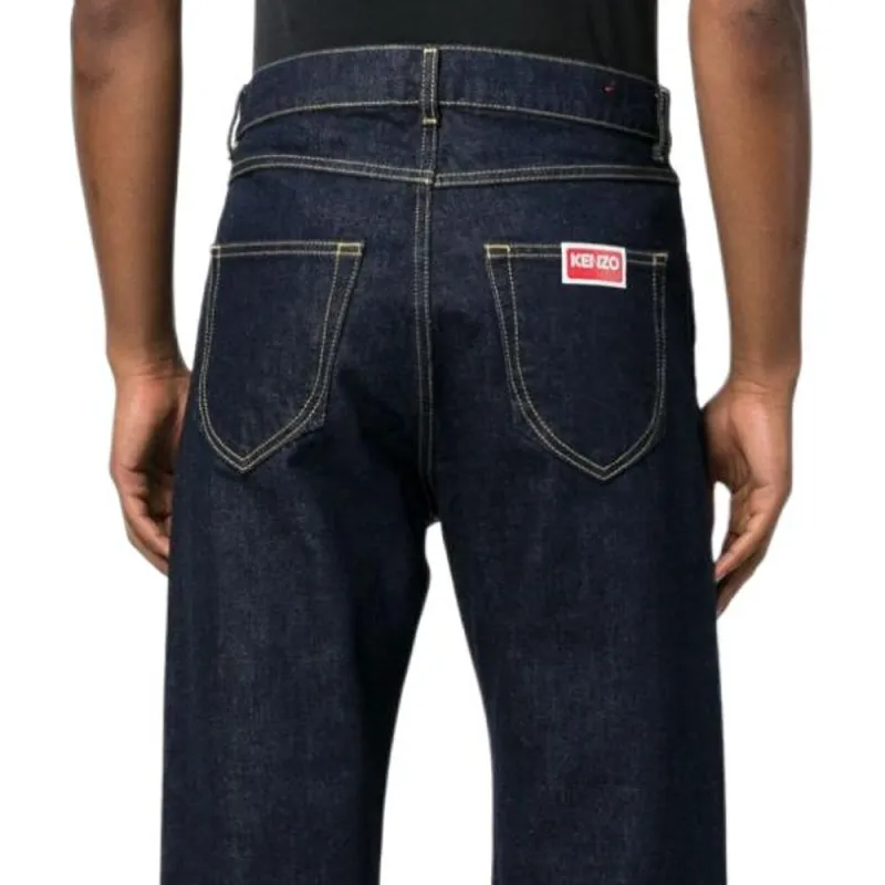 KENZO Asagao Straight leg Jeans-5
