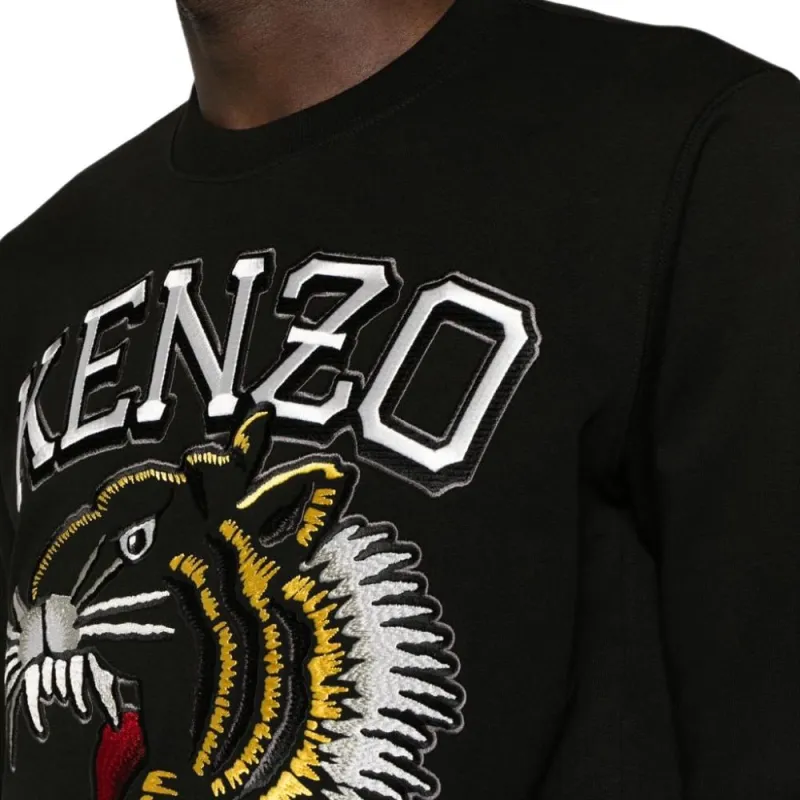 KENZO Tiger Embroidered Crewneck Sweatshirt-5