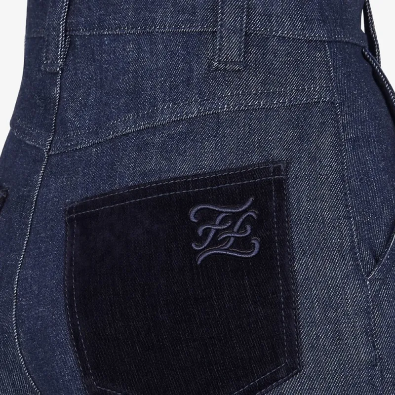 FENDI Jeans Women's Blue-5