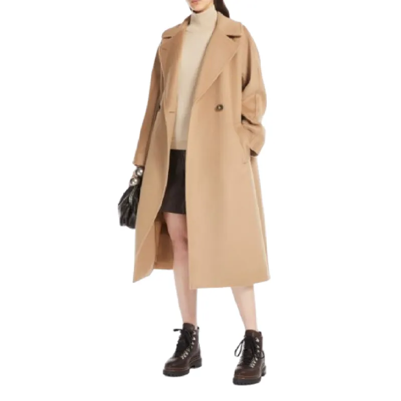 WEEKEND MaxMara Belted Long-Sleeved Coat-4