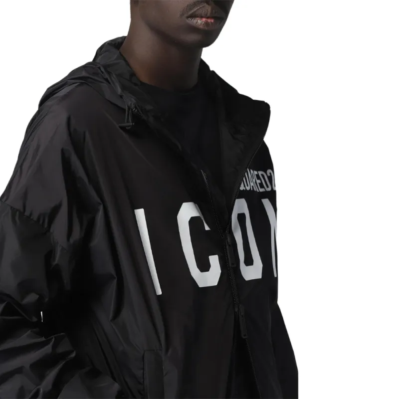 DSQUARED 2 Logo Printed Zipped Jacket-4