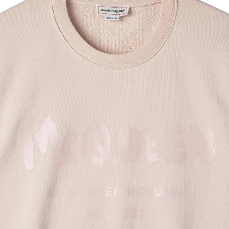 Alexander McQueen Sweatshirts Men Pink-1