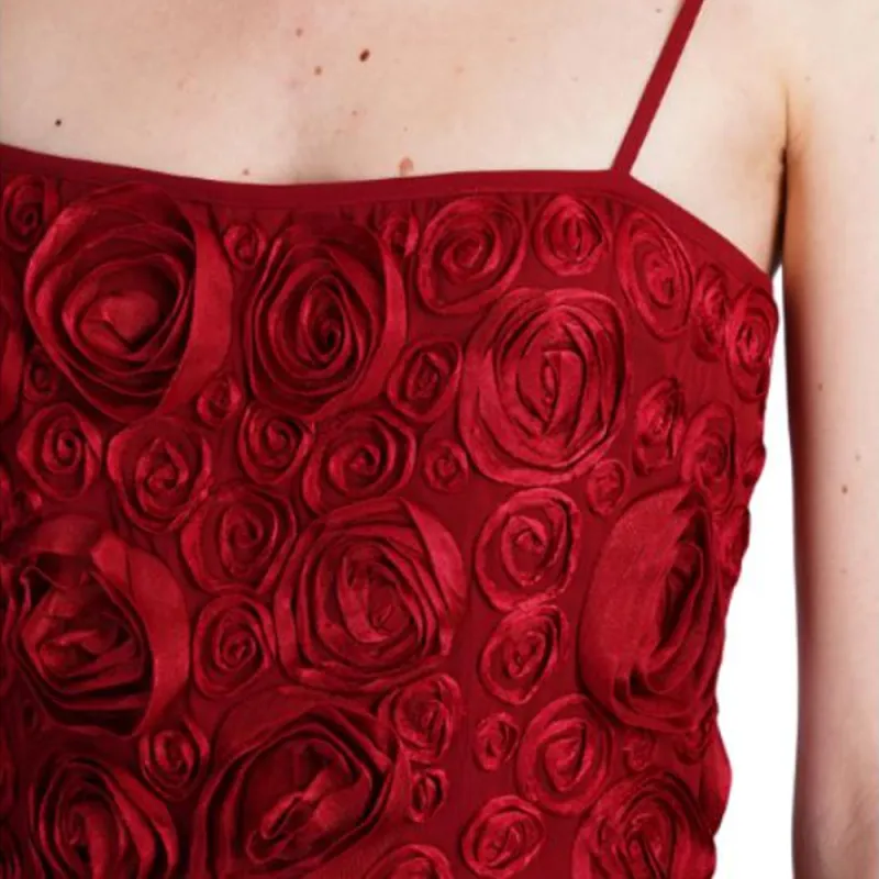 Blumarine Slip Dress Women's Red-4