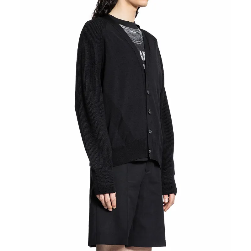 Alexander McQueen Buttoned Logo Embroidered Cardigan-4
