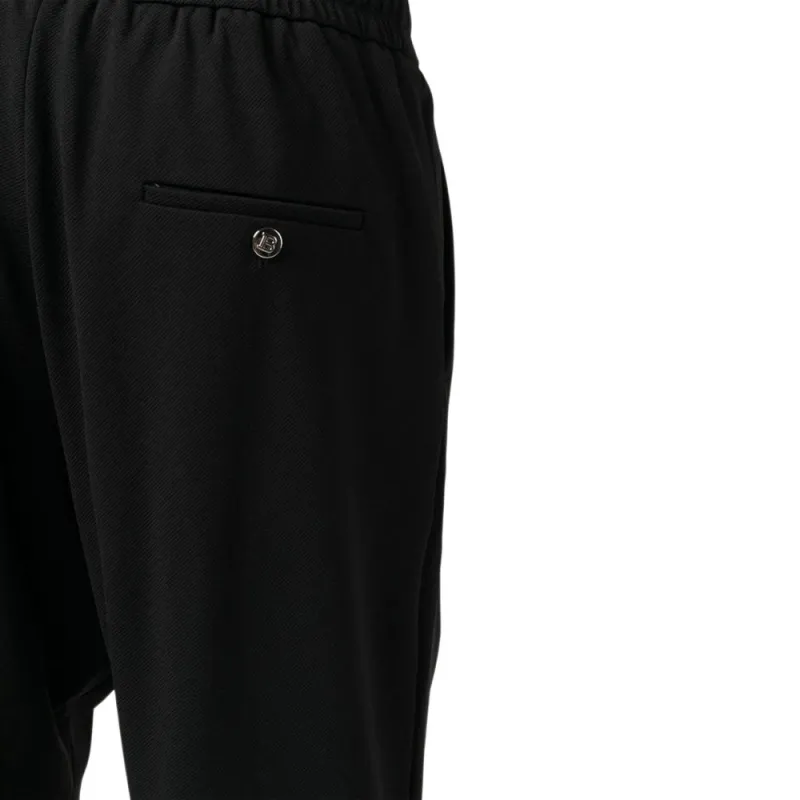 BALMAIN Drawstring Cropped Trousers-4