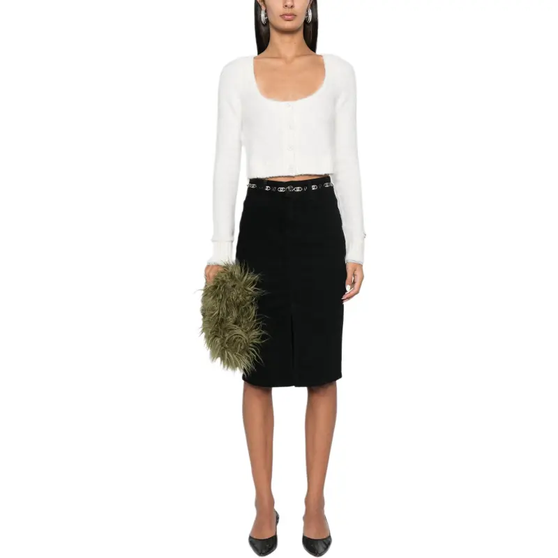 PINKO Colorpoint Cropped Cardigan-1