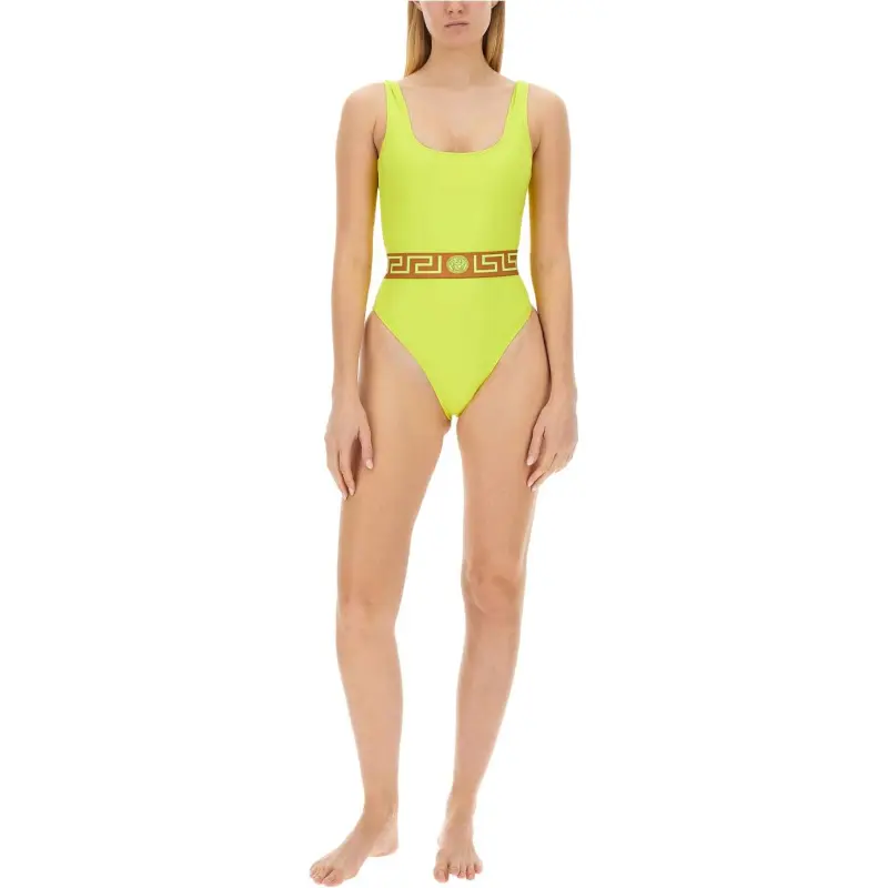 VERSACE Jumpsuit Women's Light Yellow-2