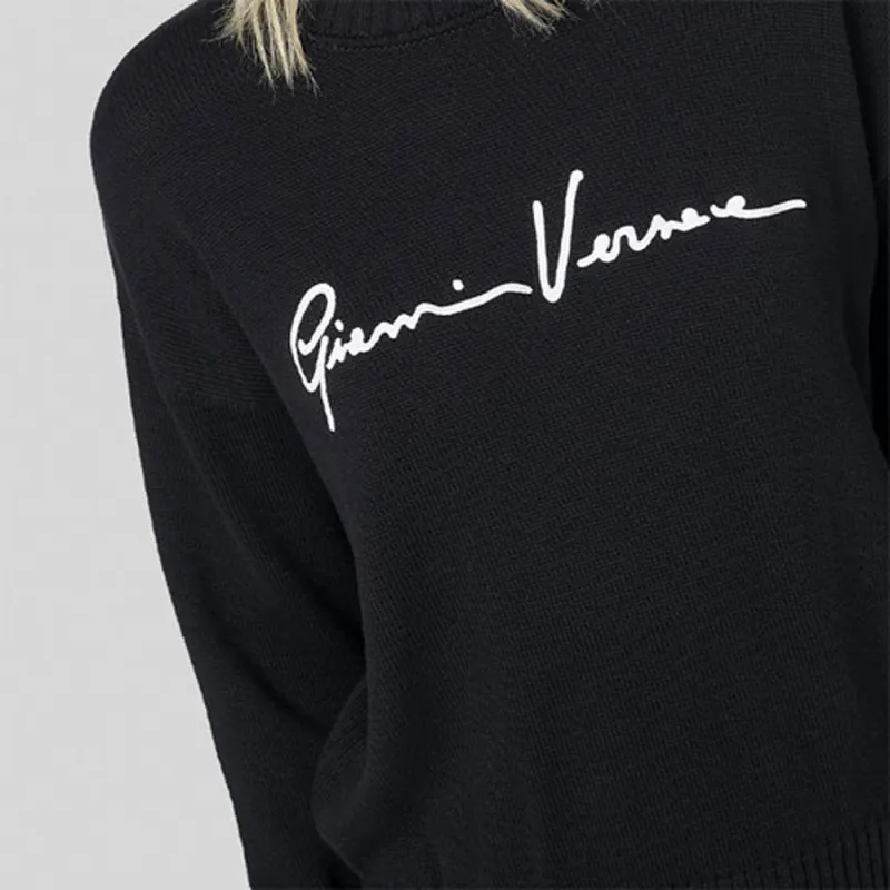 VERSACE Sweaters Women's Black-4
