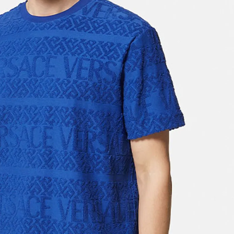 VERSACE VERSACE T-Shirt Men's Blue-4