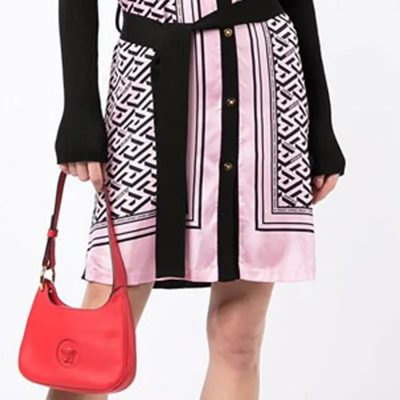 VERSACE VERSACE Long-Sleeved Dresses Women's Pink-1